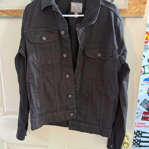 ASOS Black Denim Trucker Jacket